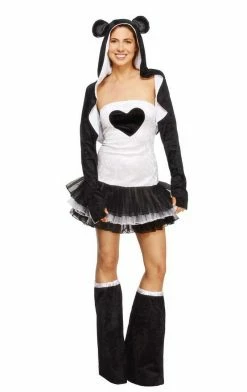 Smiffys All Themes Adult Tutu Panda Animal Costume