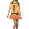 Rasta Imposta Adult Orange Glitter Crayola Costume