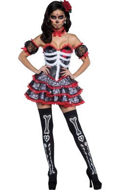 InCharacter Costumes Womens Senorita Bone-Ita Costume