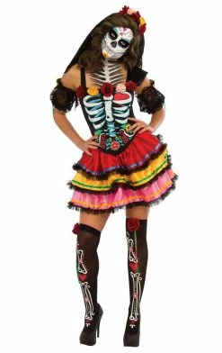 Rubies Womens Day Of The Dead Senorita Costume