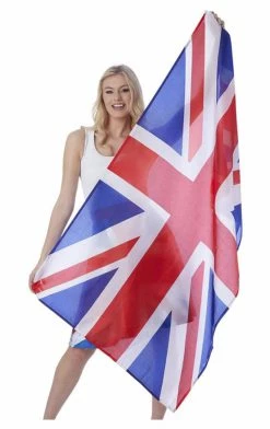 Generic Union Jack Flag Around The World