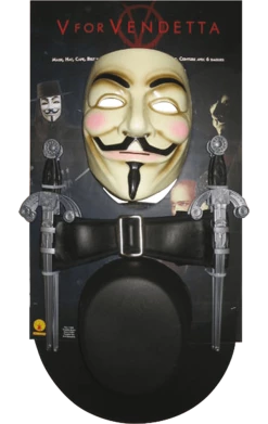 Rubies All Themes V For Vendetta Costume Kit