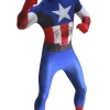 Body Republic All Themes Deluxe Captain America Zappar Morphsuit