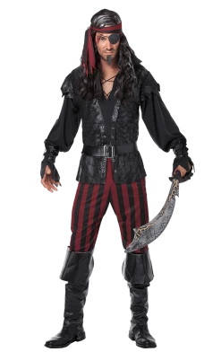 California Costumes Mens Ruthless Pirate Outfit