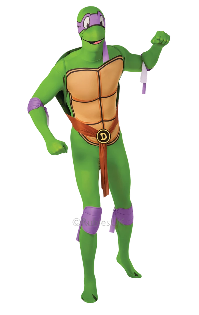 Rubies Donatello TMNT Second Skin Costume All Themes 3 Rubies Donatello TMNT Second Skin Costume All Themes