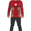 Rubies All Themes Adult Infinity War Iron Man Top And Facepiece