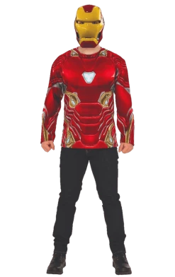 Rubies All Themes Adult Infinity War Iron Man Top And Facepiece