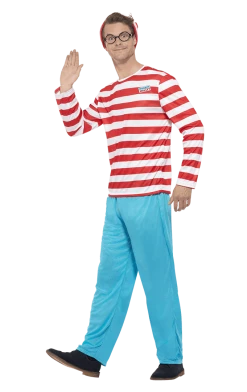 Smiffys All Themes Mens Wheres Wally Costume