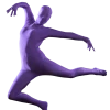 Body Republic Purple Morphsuit Costume 1 Body Republic Purple Morphsuit Costume