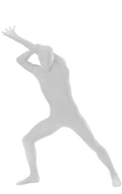 Body Republic White Morphsuit