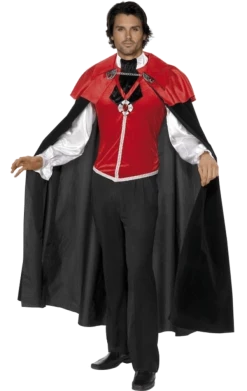 Smiffys Mens Gothic Manor Vampire Costume All Themes