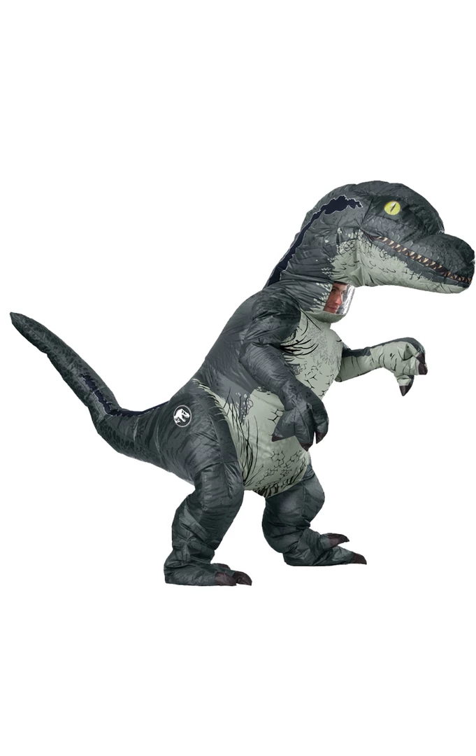 Rubies Inflatable Velociraptor Blue Costume 3 Rubies Inflatable Velociraptor Blue Costume