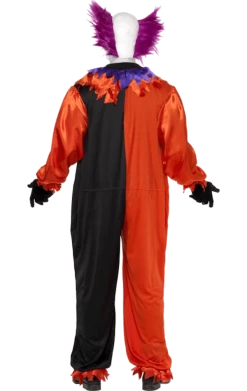Smiffys All Themes Adult Sinister Bo Bo The Clown Costume