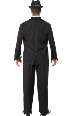Smiffys All Themes Adult Zombie Gangster Costume