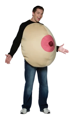 Rasta Imposta All Themes Adult The Big Boob Stag Costume