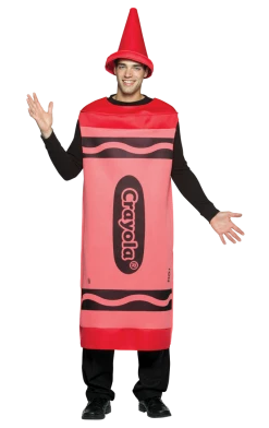 Rasta Imposta Mens Red Crayola Costume