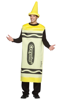 Generic Yellow Crayola Crayon Costume All Themes