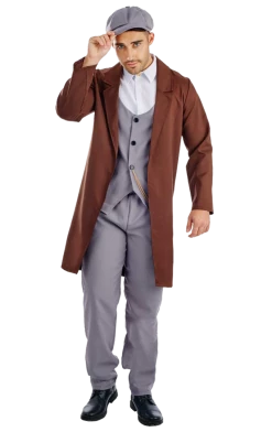 Fun Shack All Themes Mens Peaky Blinders Gangster Costume