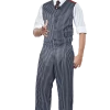 California Costumes Mens 1920s Pinstripe Mobster Costume