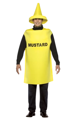 Rasta Imposta Adult Lightweight Mustard Bottle Costume