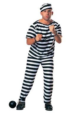 Rubies Mens Prisoner Costume All Themes