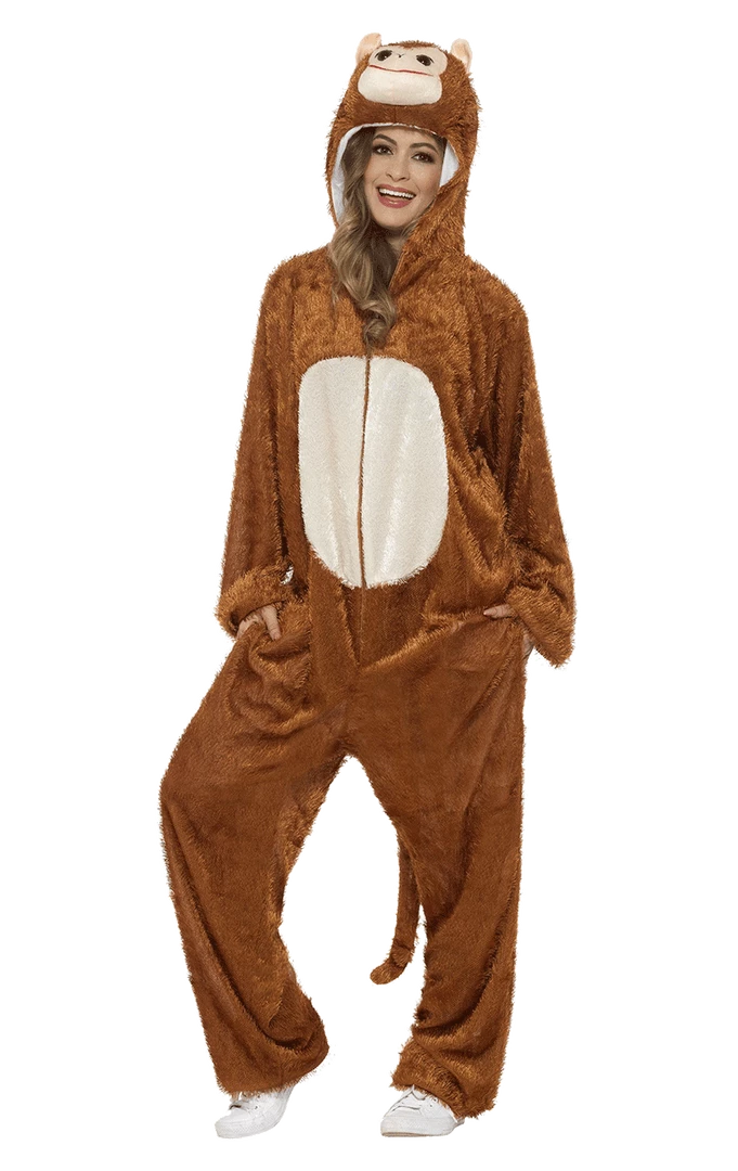 Smiffys Adult Monkey Costume 4 Smiffys Adult Monkey Costume
