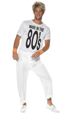 Smiffys Adult Made In The 80s Costume