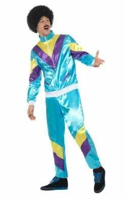 Smiffys Adult 80s Shell Suit Costume