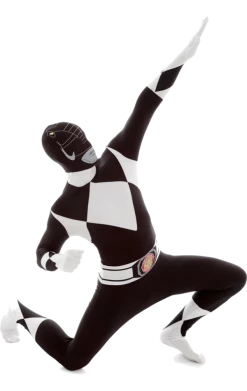 Body Republic Black Power Ranger Morphsuit