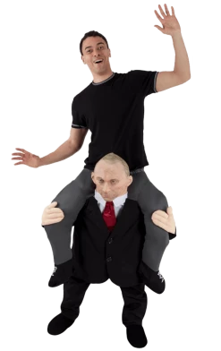 Body Republic Putin Piggyback Costume All Themes