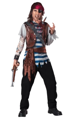 InCharacter Costumes Mens Dead Mans Chest Fancy Dress Costume