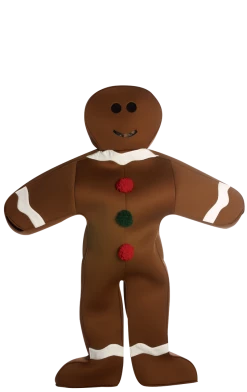 Generic Mens Costumes Gingerbread Man Costume