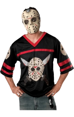 Rubies Jason Hockey Jersey And Facepiece All Themes