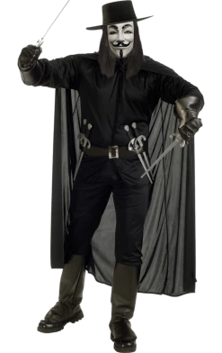 Rubies Adult V For Vendetta Costume All Themes