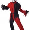 California Costumes All Themes Adults Red/Black Evil Jester Costume 1 California Costumes All Themes Adults Red/Black Evil Jester Costume