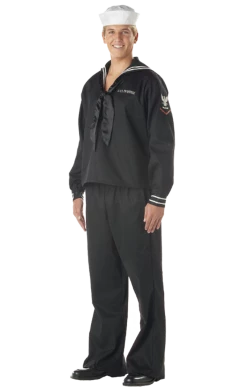 California Costumes All Themes Adult Traditional Navy Uniform