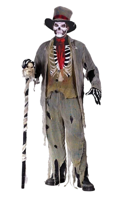 Palmer Mens Skeleton Groom Halloween Costume