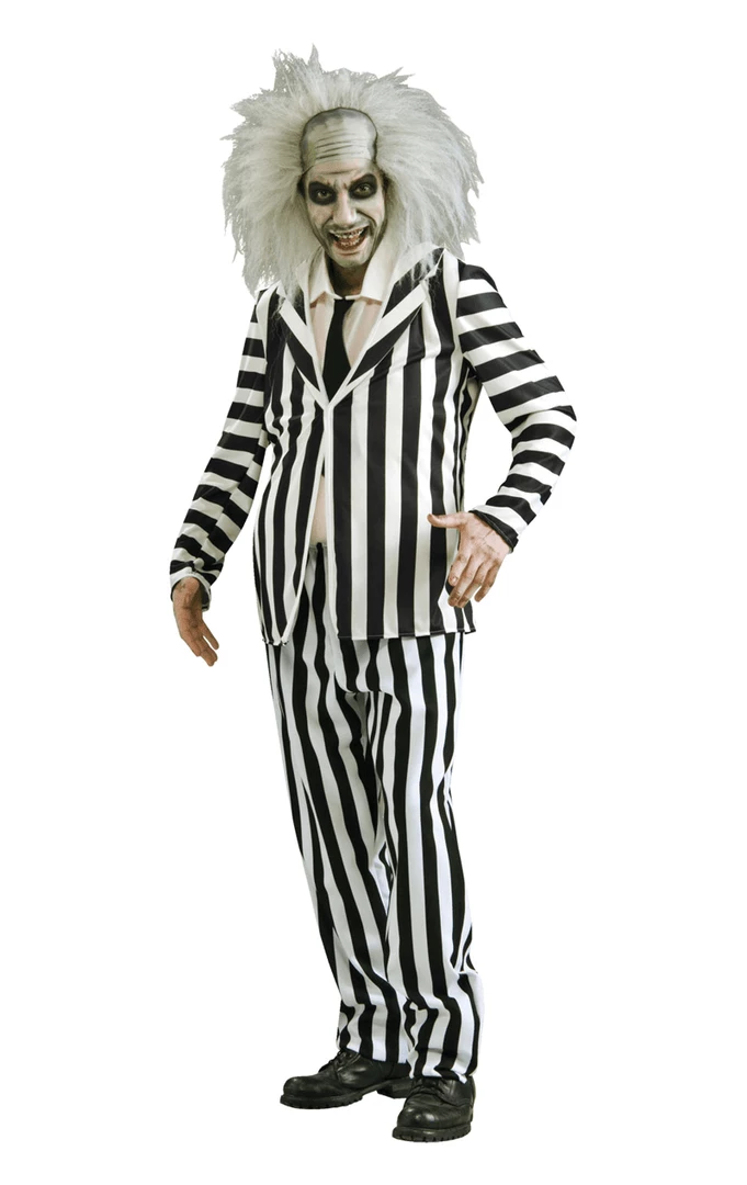 Rubies Mens Beetlejuice Costume 3 Rubies Mens Beetlejuice Costume