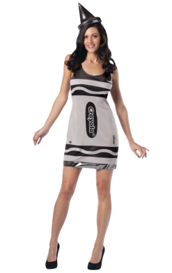 Rasta Imposta All Themes Adult Silver Crayola Dress