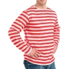 Generic Adult Red And White Striped Jumper All Themes