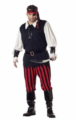 California Costumes Mens Cutthroat Pirate Plus Size Costume All Themes