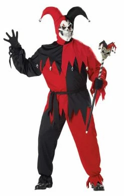 California Costumes Mens Demon Jester Plus Size Costume All Themes