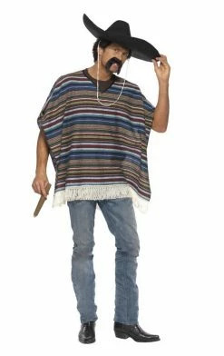 Smiffys Adult Authentic Looking Poncho