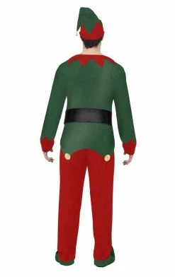 Smiffys Mens Happy Christmas Elf Costume All Themes