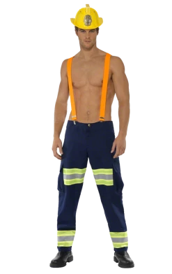 Smiffys Mens Sexy Fireman Costume