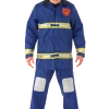 Rubies Adult Blue Fireman Costume