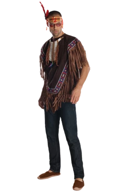Rubies Mens Native American Chief Costume All Themes