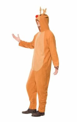 Smiffys Adult Reindeer Onesie Costume All Themes