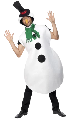 Smiffys Adult Funny Snowman Costume