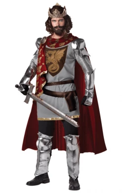 California Costumes Adult King Arthur Medieval Costume